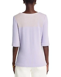 Multi-Stripe Knit Tunic