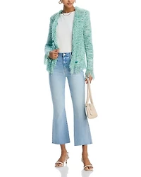 Kendra High Rise Cropped Flare Jeans Dorian