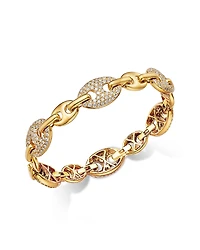 Bloomingdale's Fine Collection Diamond Pave Mariner Link Bracelet