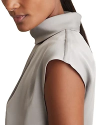 Dania High Neck Shell Top