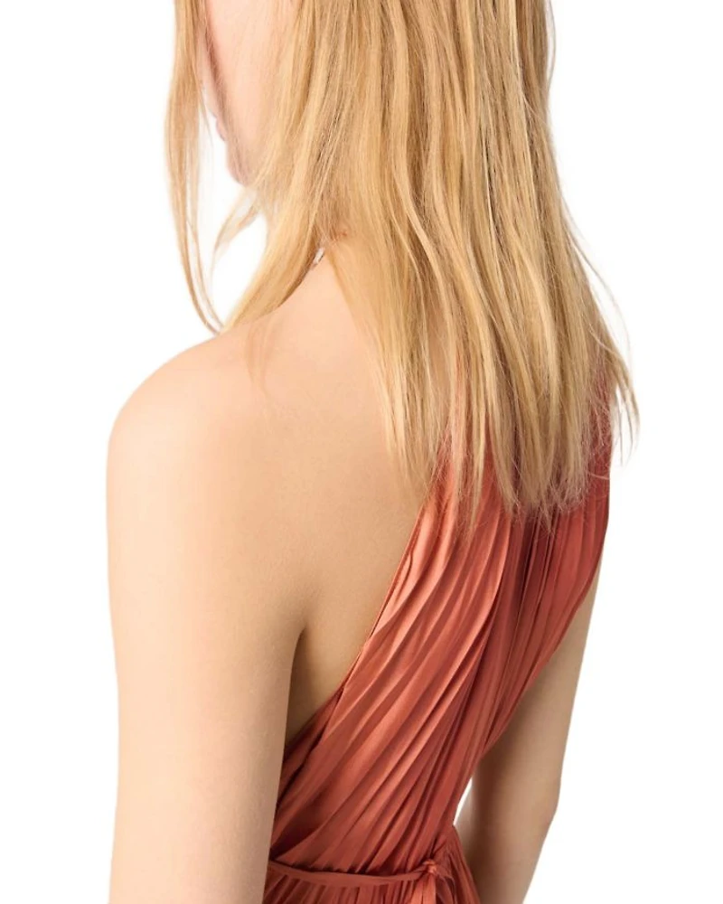 Pleated Maxi Dress