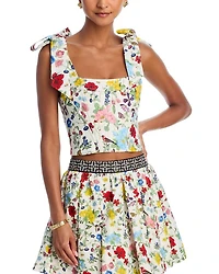 Clara Shoulder Bow Bustier Top