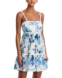 Fallon Square Neck Babydoll Dress