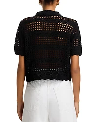 Crochet Knit Shirt