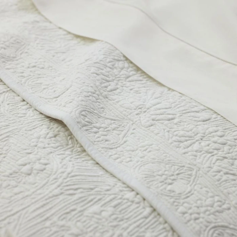 Carolyne Floral Quilted Coverlet & Shams