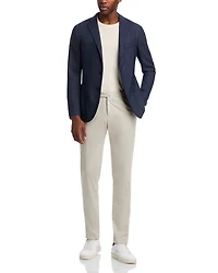 Garment Dyed Mélange Hopsack Slim Fit K. Jacket