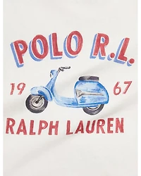 Boys' Logo Cotton Tee & Chambray Short Set - Baby