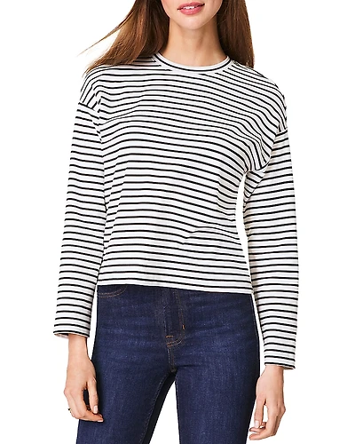 Spanx Cool Cotton Boxy Long Sleeve Tee