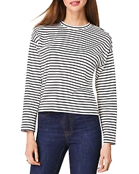 Spanx Cool Cotton Boxy Long Sleeve Tee