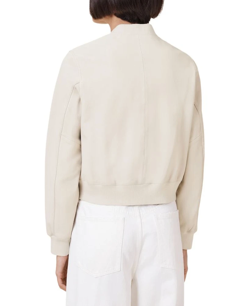 Orten Leather Bomber Jacket