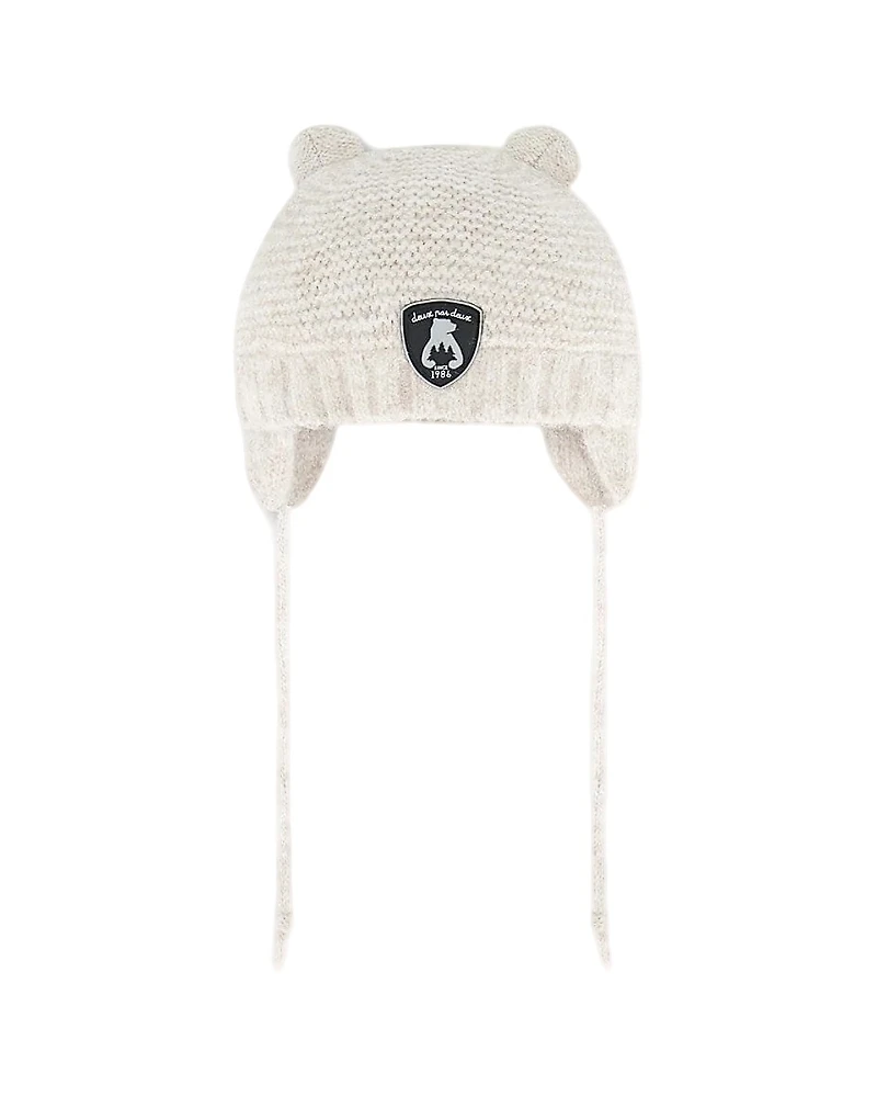Deux par Unisex Knit Hat with Ears Off - Baby