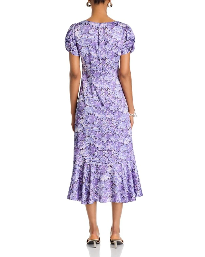 Painted Hydrangea Dress