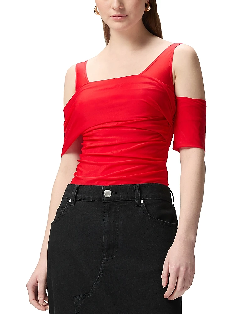 Pinko Bella Vera Cold Shoulder Bodysuit