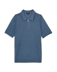 Berkley Slim Fit Quarter Zip Knit Polo Shirt