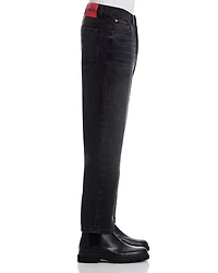 Relaxed Tapered Jeans Charcoal Gray