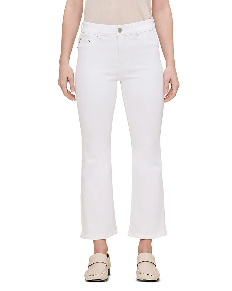 DL1961 Petite Bridget Crop Instasculpt High Rise Bootcut Jeans