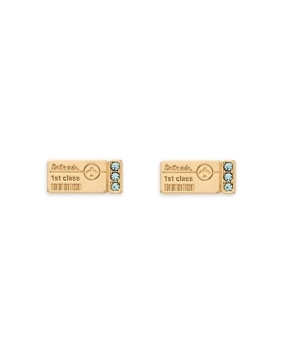 Ticket Stud Earrings