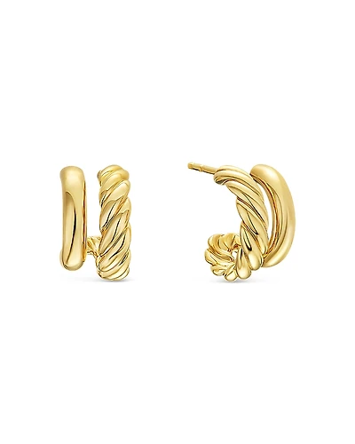 Dy Mercer Double Hoop Huggie Earrings