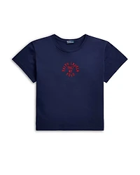 Shrunken Fit Cotton Jersey Logo Tee