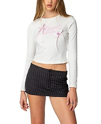 Edikted Damsel Long Sleeve T-shirt