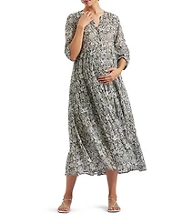 Ripe Maternity Ezra Tiered Dress
