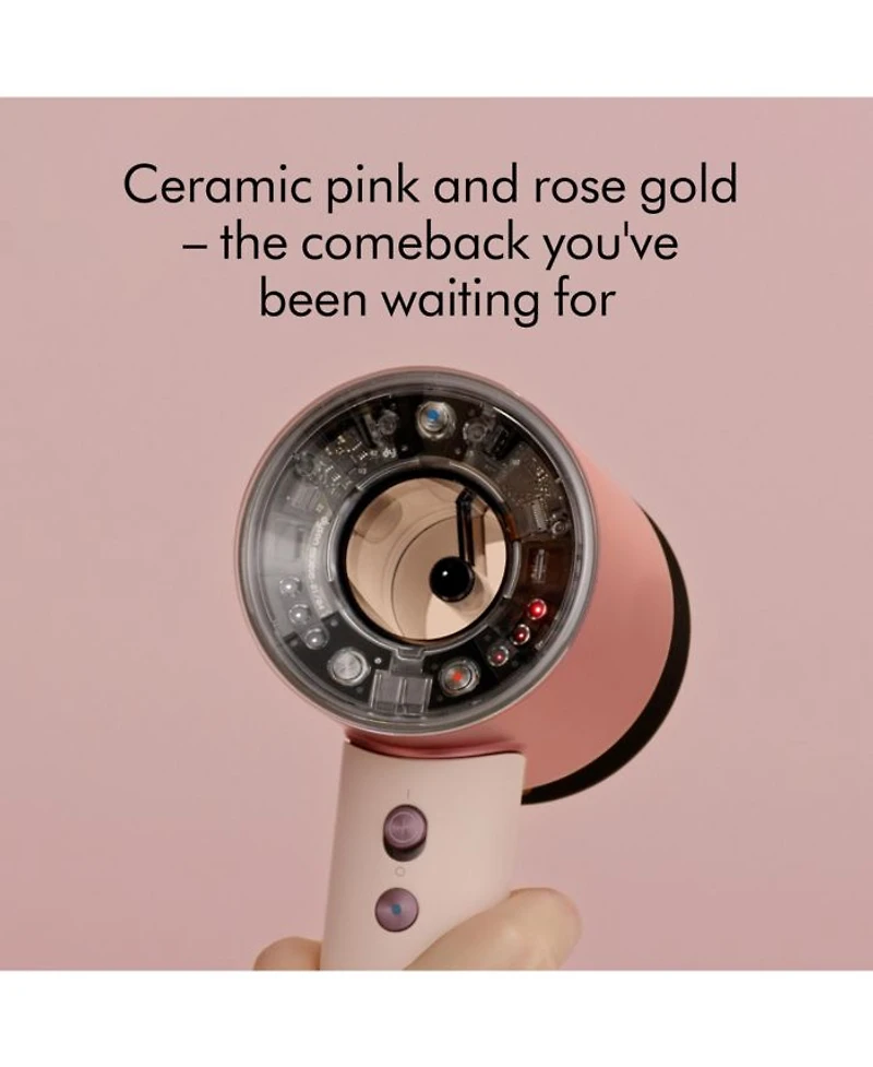 Supersonic Nural™ Hair Dryer | Ceramic Pink/Rose Gold