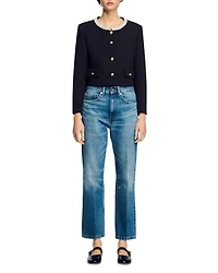 Beaded Collar Jacket