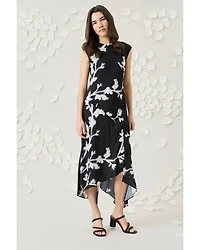 Illuminated Floral High Low Dress