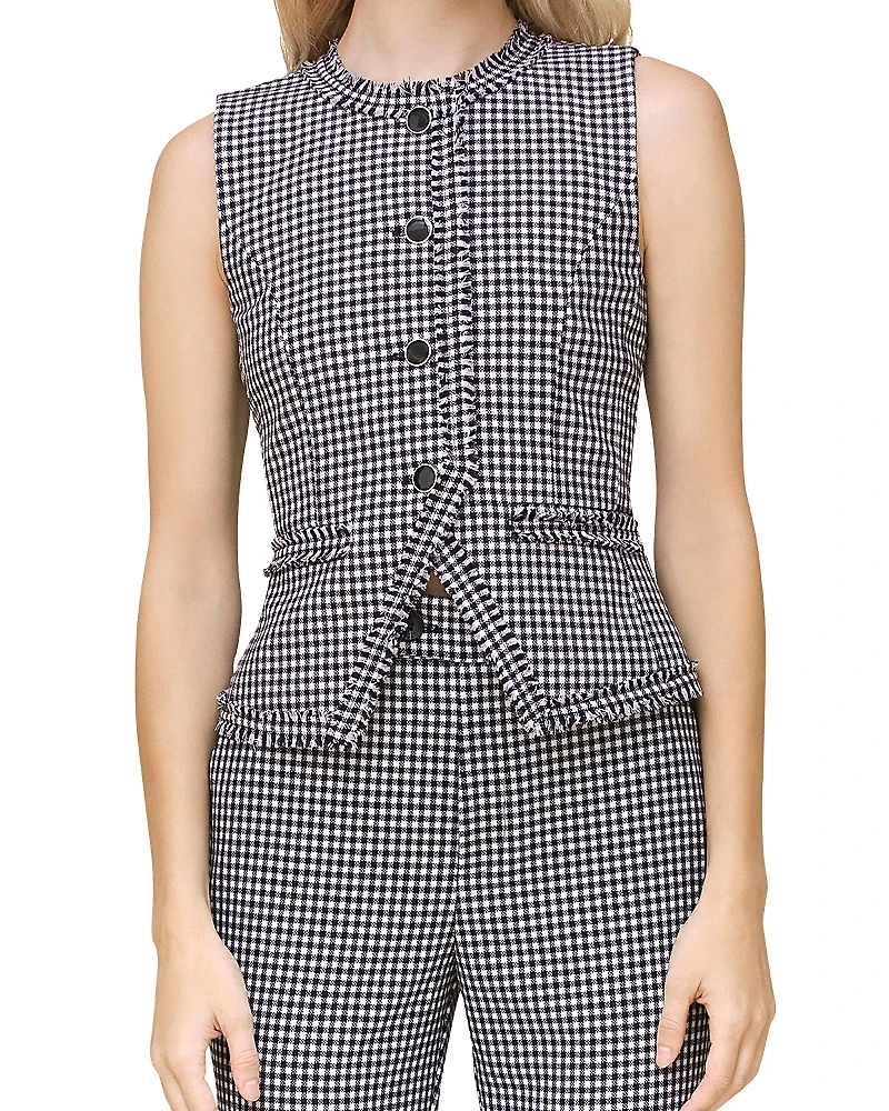 Avec Les Filles Fringe Cutaway Vest