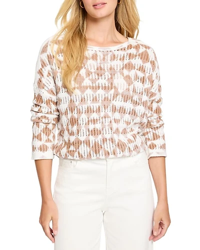 Textured Diamond Sweater