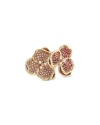 Anabel Aram Pave Double Orchid Ring