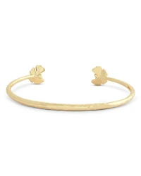 Pavé Butterfly Cuff Bracelet in 18K Gold Plated