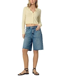 The Ryan Bermuda Jean Shorts Subliminal