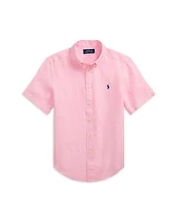 Boys' Linen Short Sleeve Shirt - Big Kid
