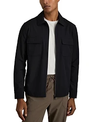 Technical Zip Front Overshirt