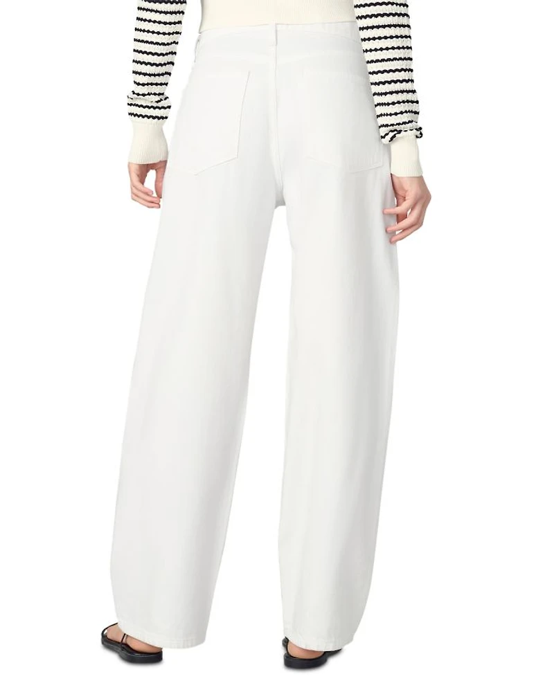 The Ryan Low Slung Baggy Jeans White