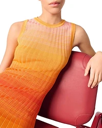 Tie Dyed Knit Maxi Dress