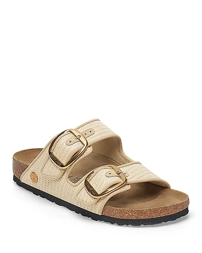 Birkenstock Women's Arizona Big Buckle Raffia Sandals