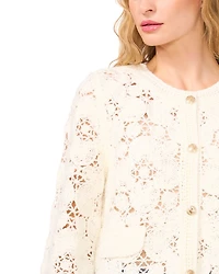 Long Sleeve Embroidered Cardigan
