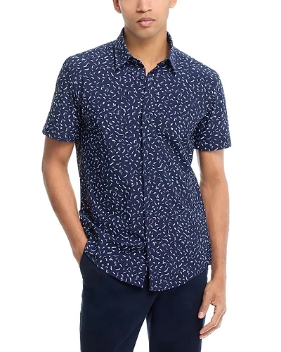 Roan Slim Fit Printed Short Sleeve Shirt