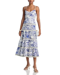 City Palm Toile Top - Exclusive