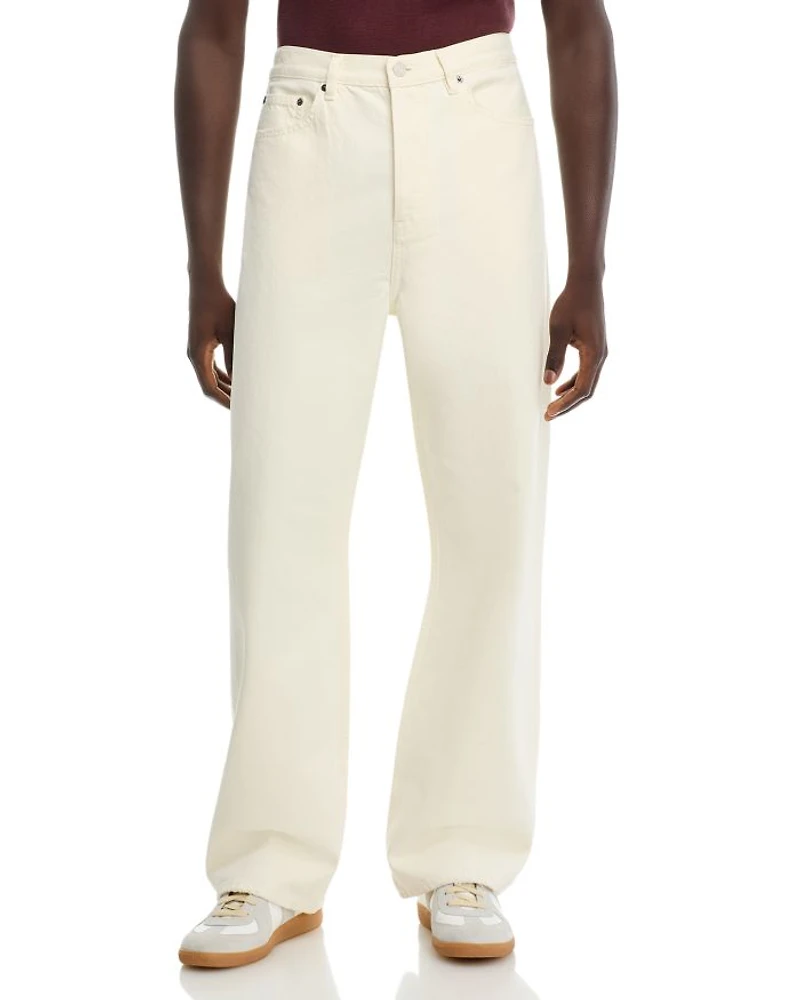 Baggy Fit Jeans Off White Grind