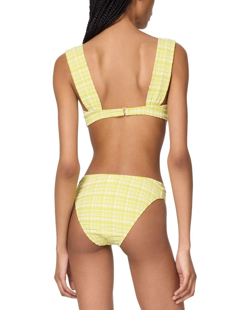 Check Underwire Bra Top