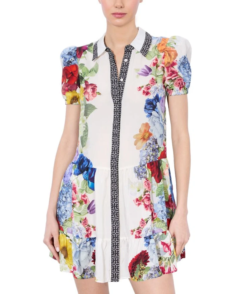 Claire Short Sleeved Tiered Dress