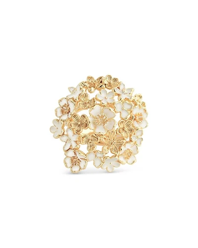 Bloom Gathered Cocktail Ring 18K Gold Plated - Exclusive