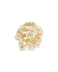 Bloom Gathered Cocktail Ring 18K Gold Plated - Exclusive
