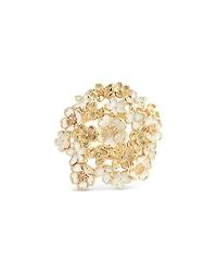 Anabel Aram Bloom Gathered Cocktail Ring