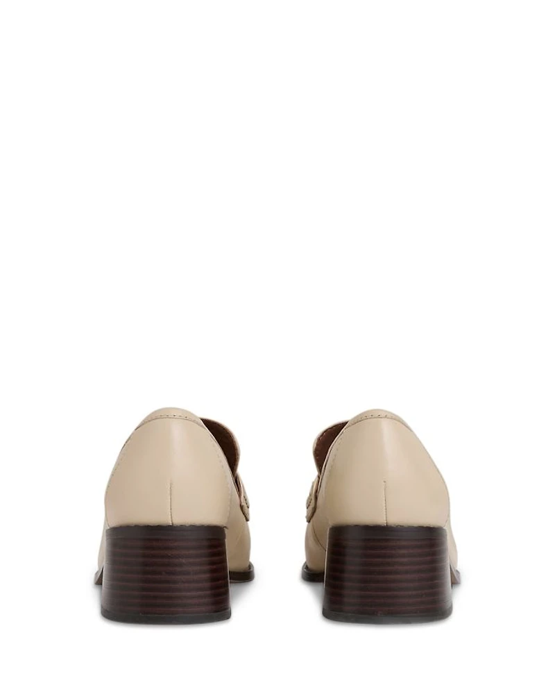 Women's Heidi Almond Toe Block Heel Loafers