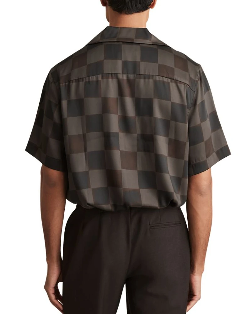 Reny Checkered Cuban Print Shirt