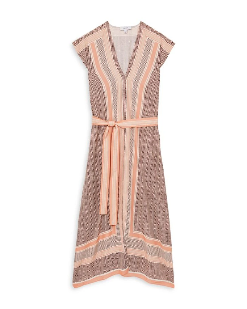 Gina Scarf Print Dress